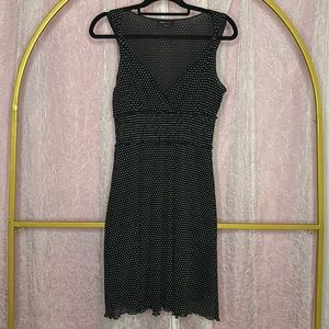BCBGMaxAzria Y2k Polka Dot Nylon Dress